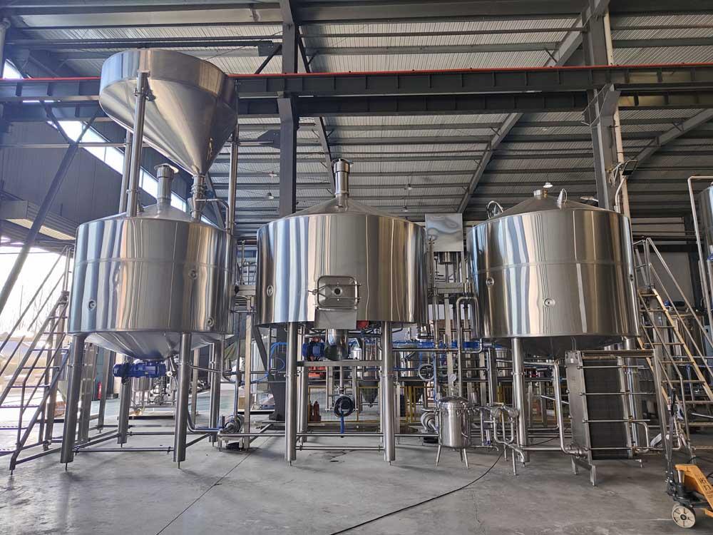 50 HL Stainless steel brewhouse